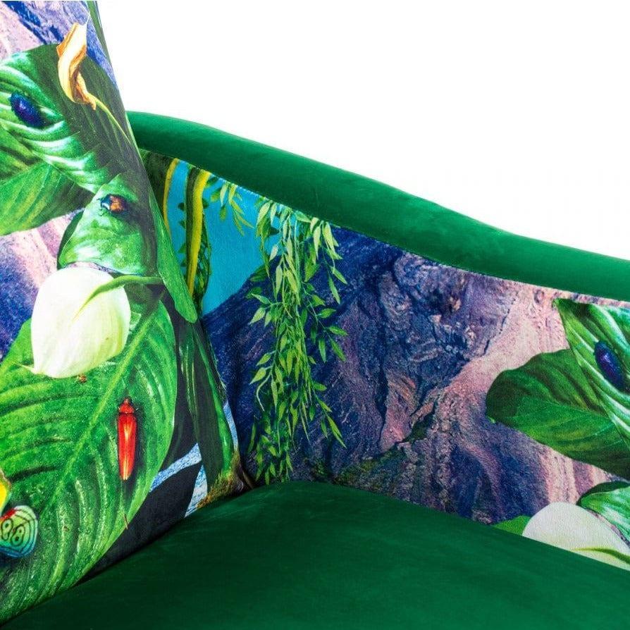 Fotel VOLCANO zielony Seletti Eye on Design