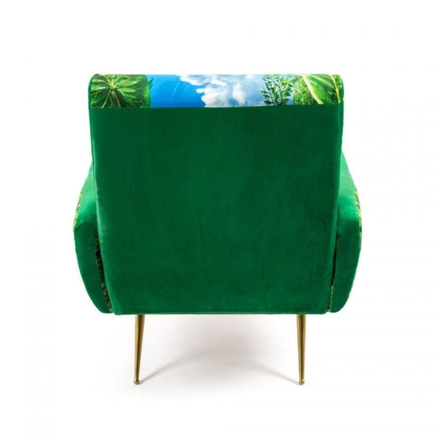 Fotel VOLCANO zielony Seletti Eye on Design