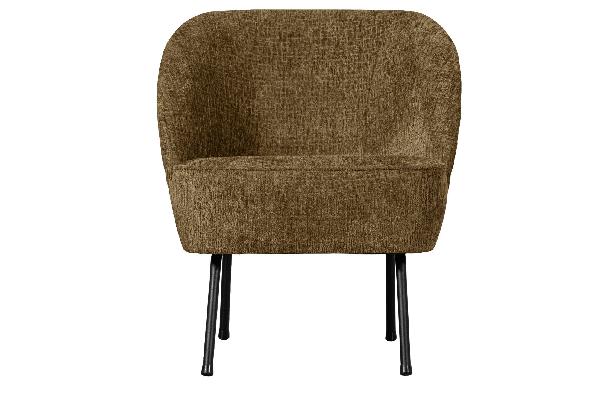 Fotel welurowy VOGUE STRUCTURE brązowy Be Pure Eye on Design