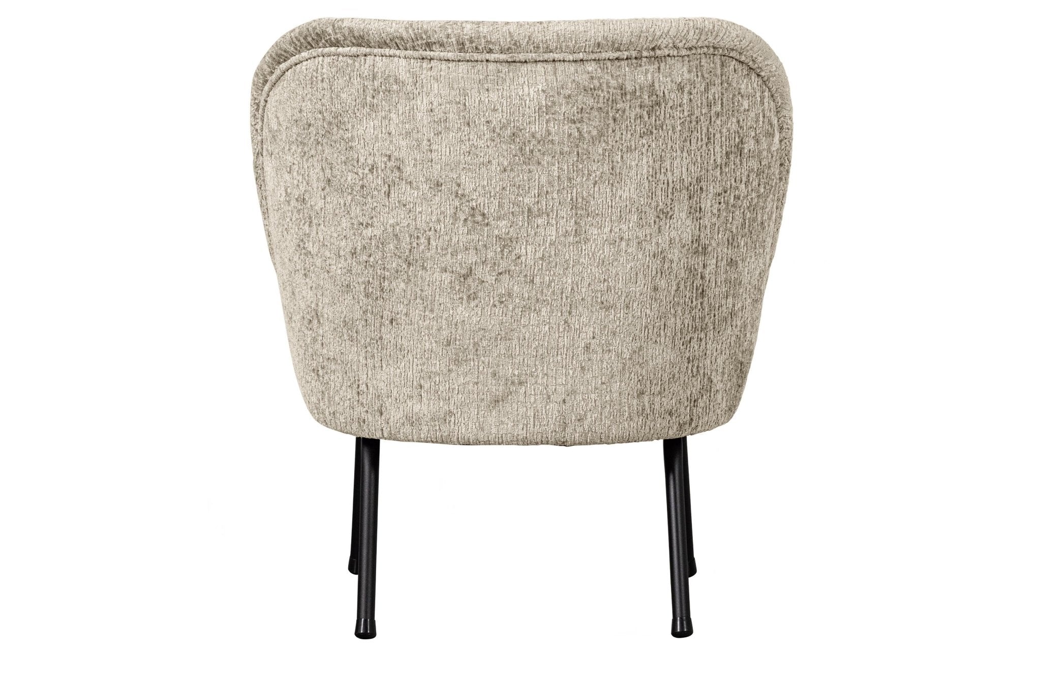 Fotel welurowy VOGUE STRUCTURE WHEATFIELD beżowy Be Pure Eye on Design
