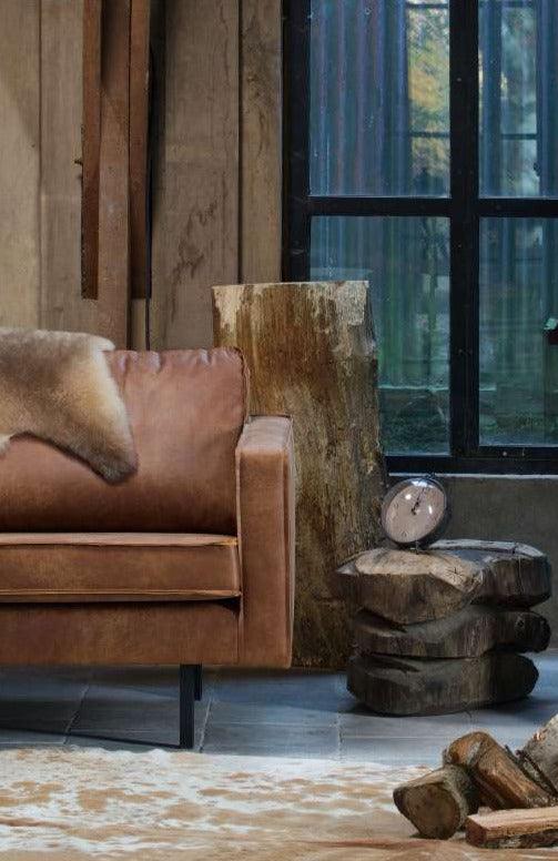 Fotel z ekoskóry RODEO koniakowy Be Pure Eye on Design