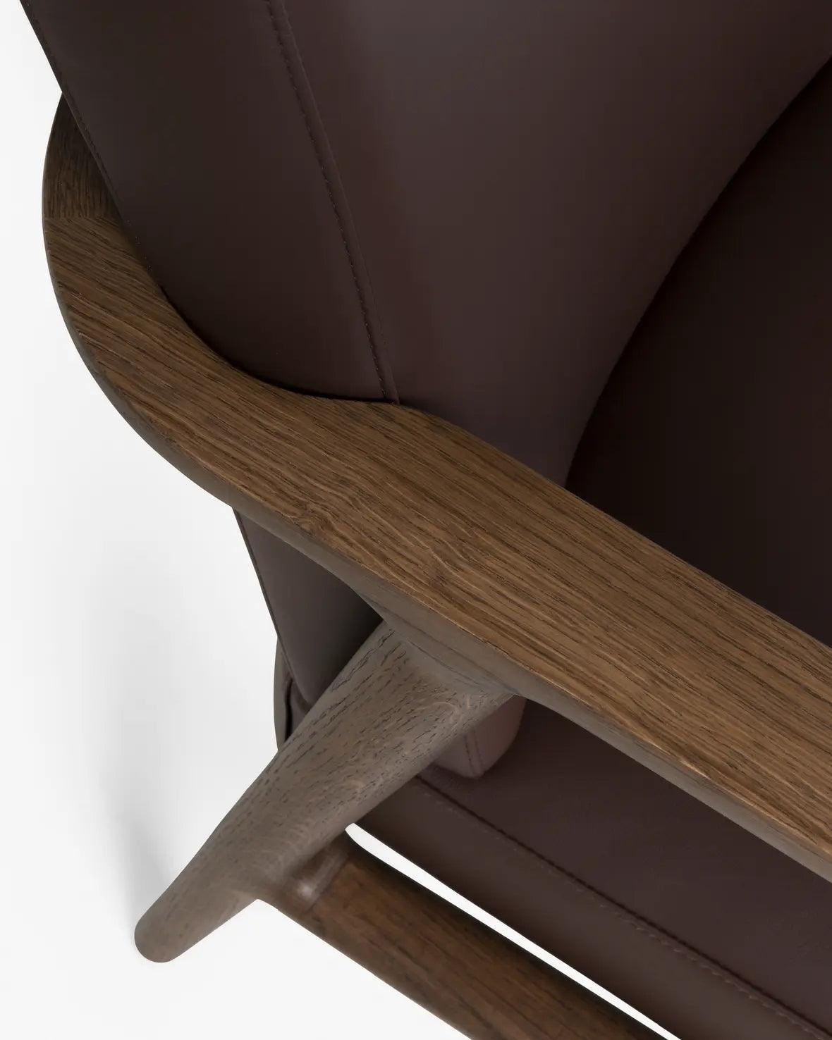 Fotel ZIO drewno dębowe Moooi Eye on Design