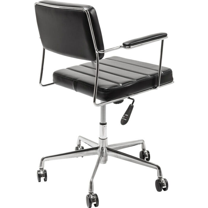DOTTORE Office Chair Black Eco-Leather