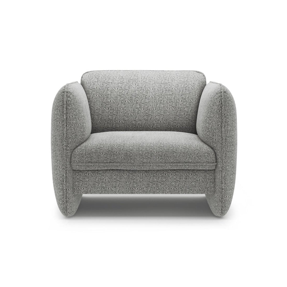 GEORGIA armchair gray chenille