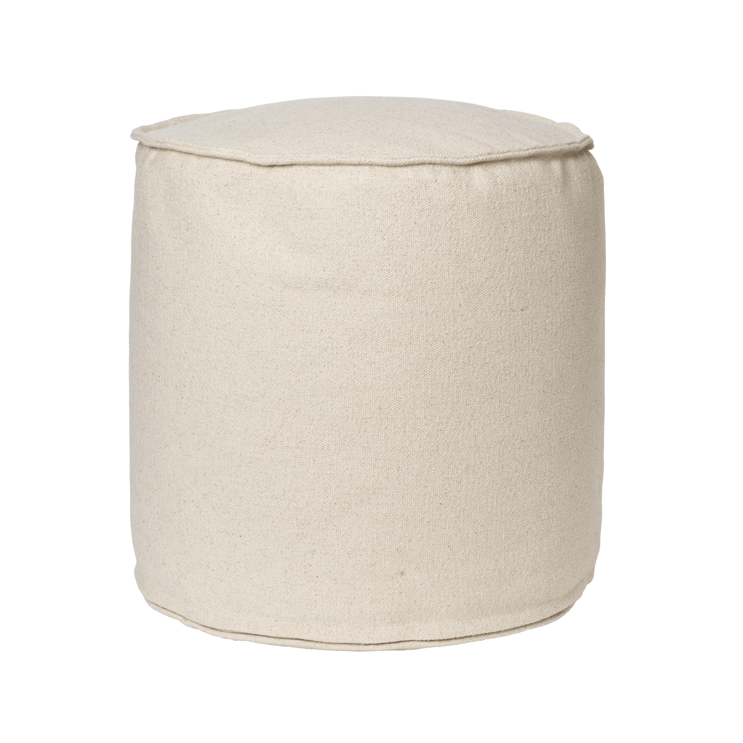 Puf AUN zlomená bílá