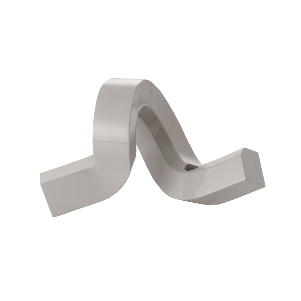 Svícen CROOKED ONE teplá šedá