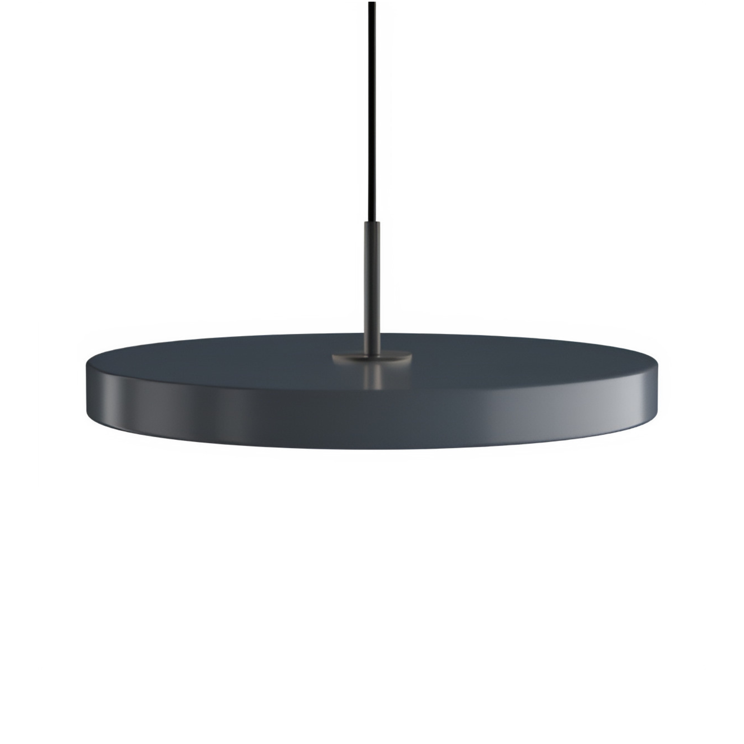 ASTERIA PLUS pendant lamp in anthracite with black insert