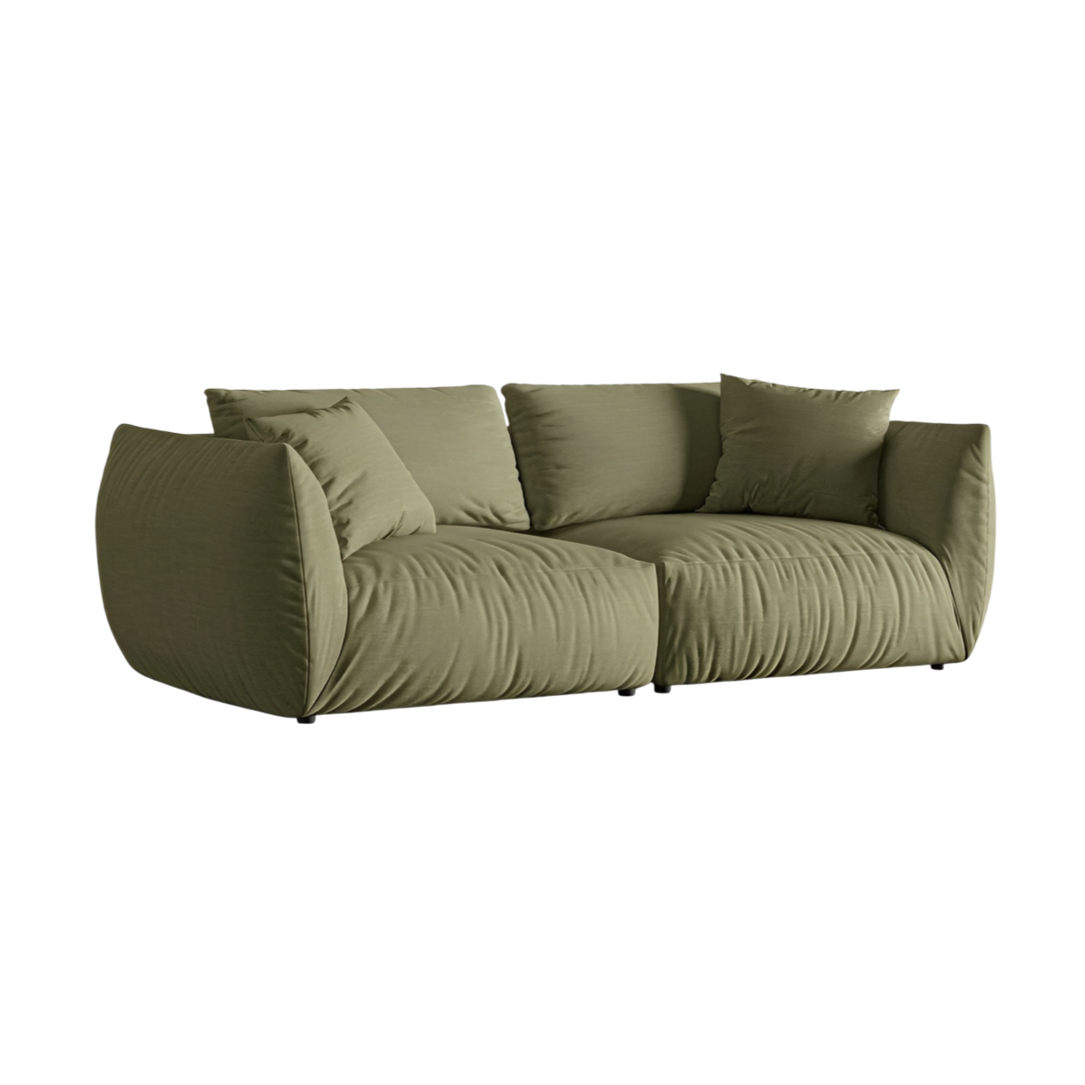 4-seater Sofa CHRIS green chenille