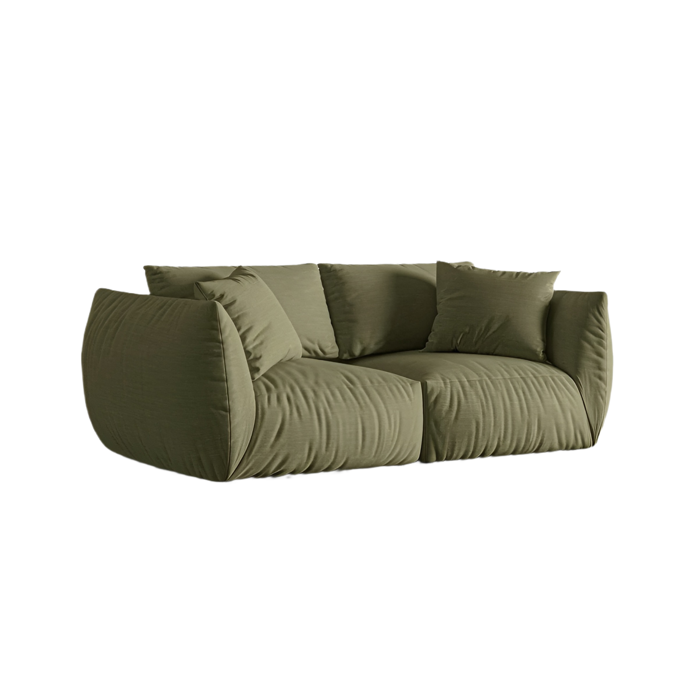 Sofa pro 3 osoby CHRIS jasně zelený šenil