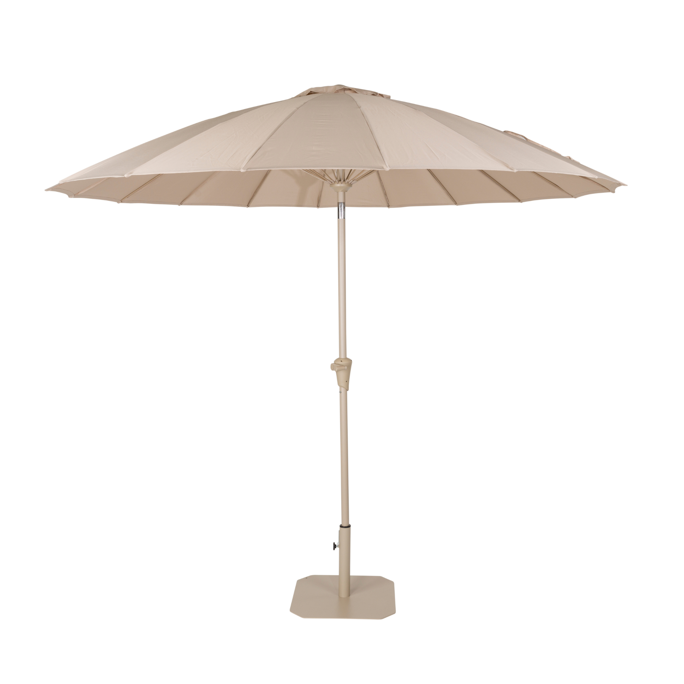 Slunečník s podstavcem SUNSHINE béžový