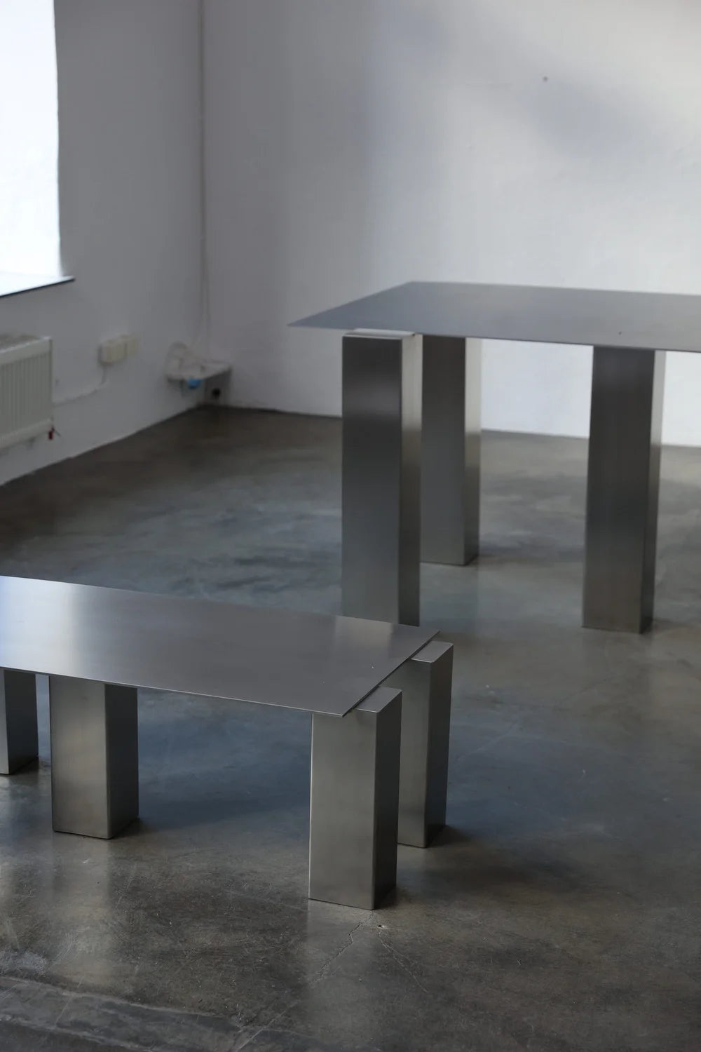 Kávový stolek ATRIUM ocelový