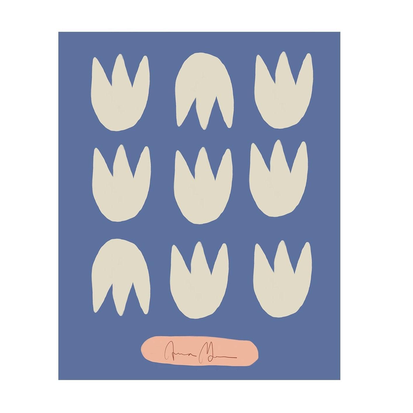 Grafika artystyczna BLUE TULIPS The Poster Club Eye on Design