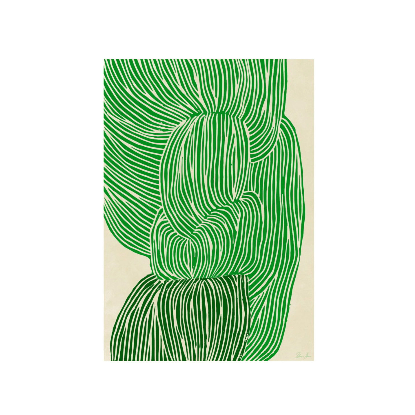 Grafika artystyczna GREEN OCEAN – The Poster Club