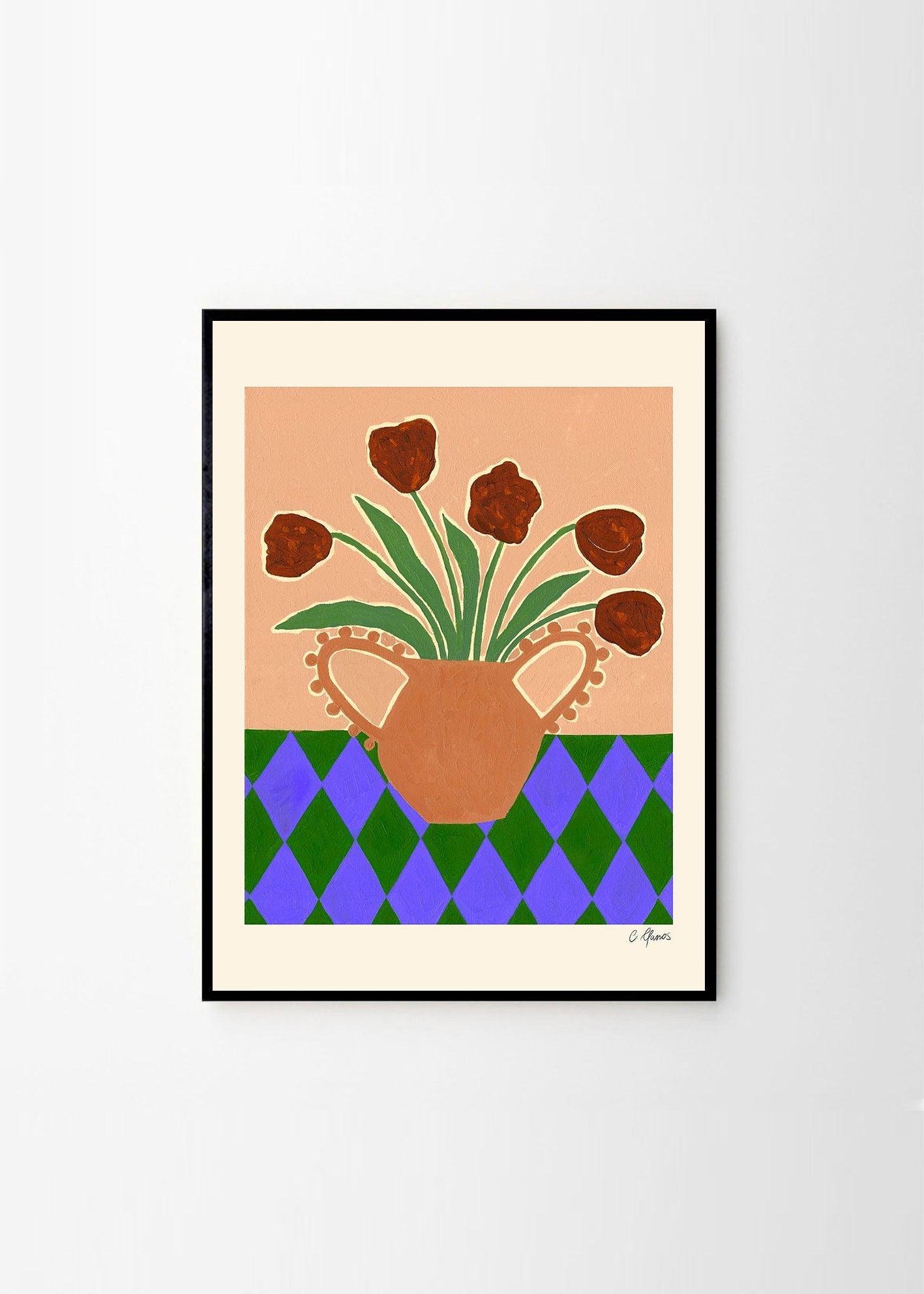 Grafika artystyczna RED TULIPS – The Poster Club