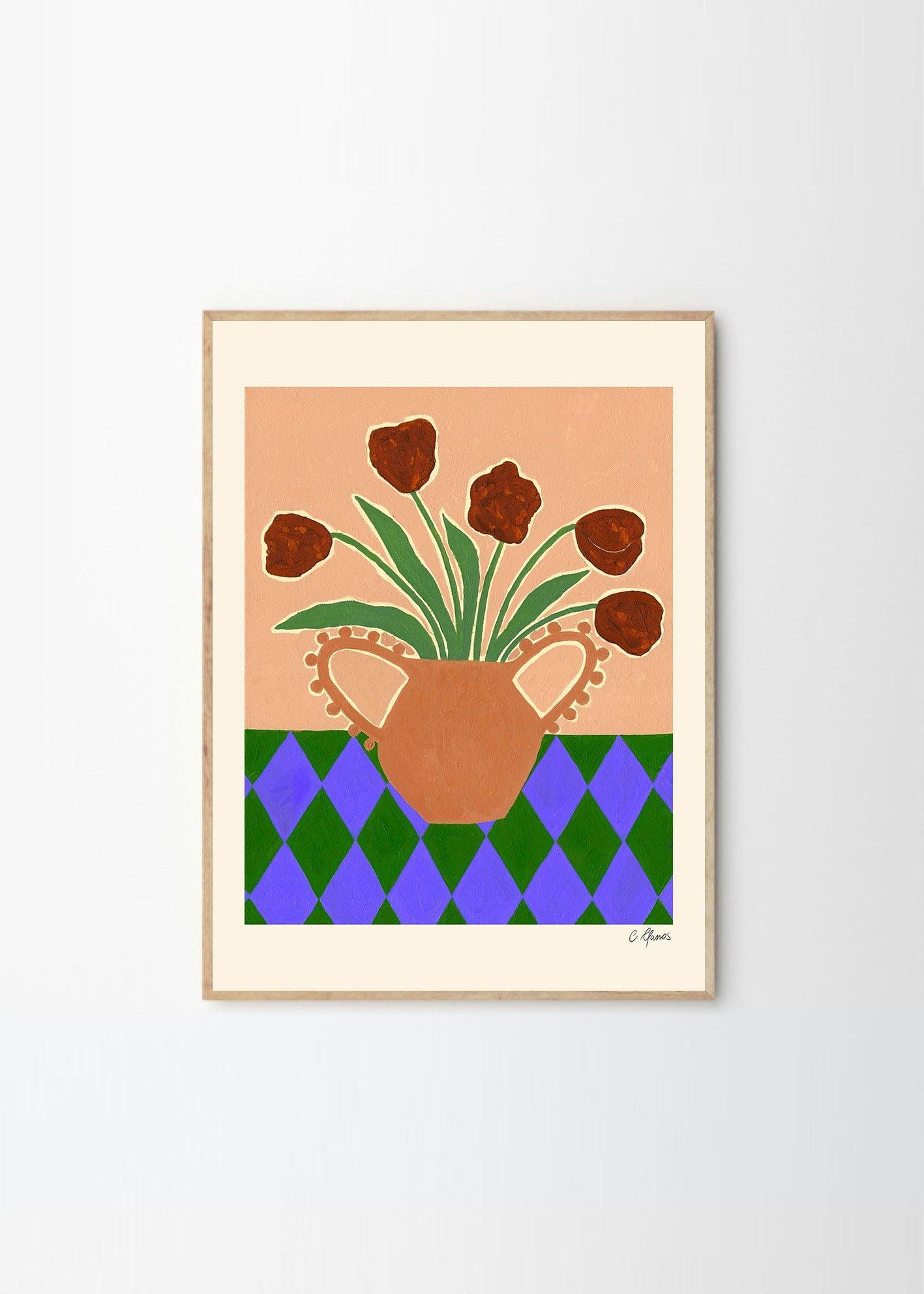 Grafika artystyczna RED TULIPS – The Poster Club