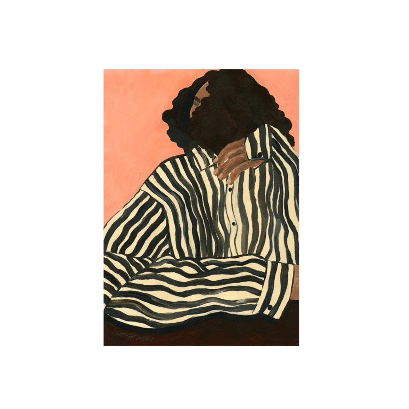 Grafika artystyczna SERENE STRIPES – The Poster Club