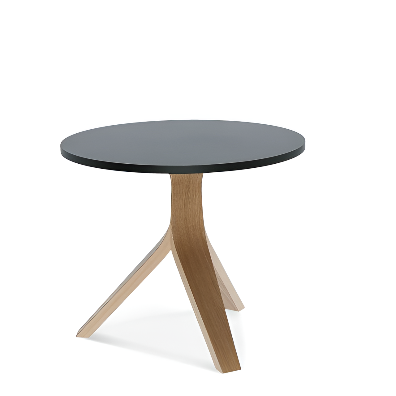 Kulatý dřevěný konferenční stolek HEY STK-1713