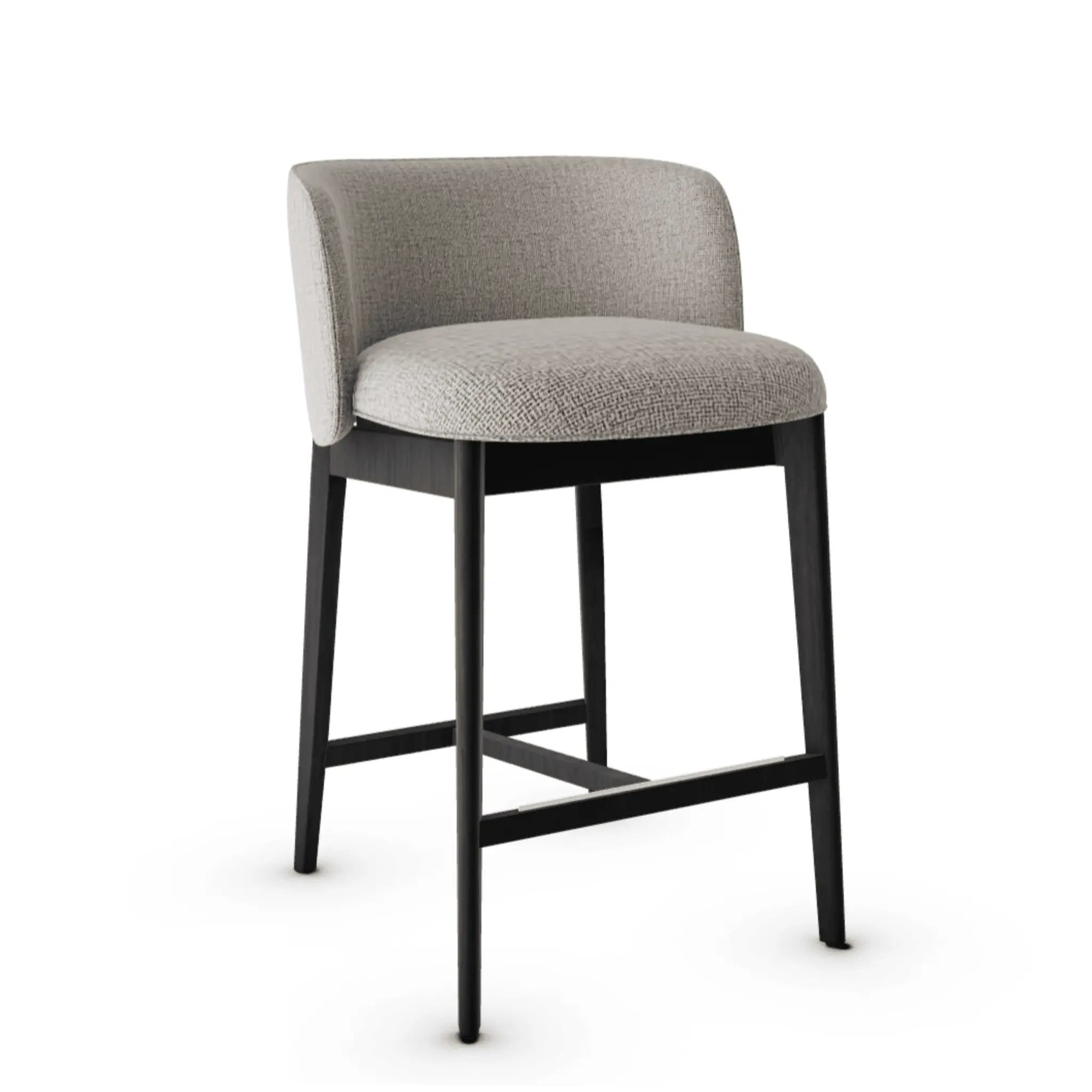 Hoker ABREY boucle beżowy – tkanina bouclé