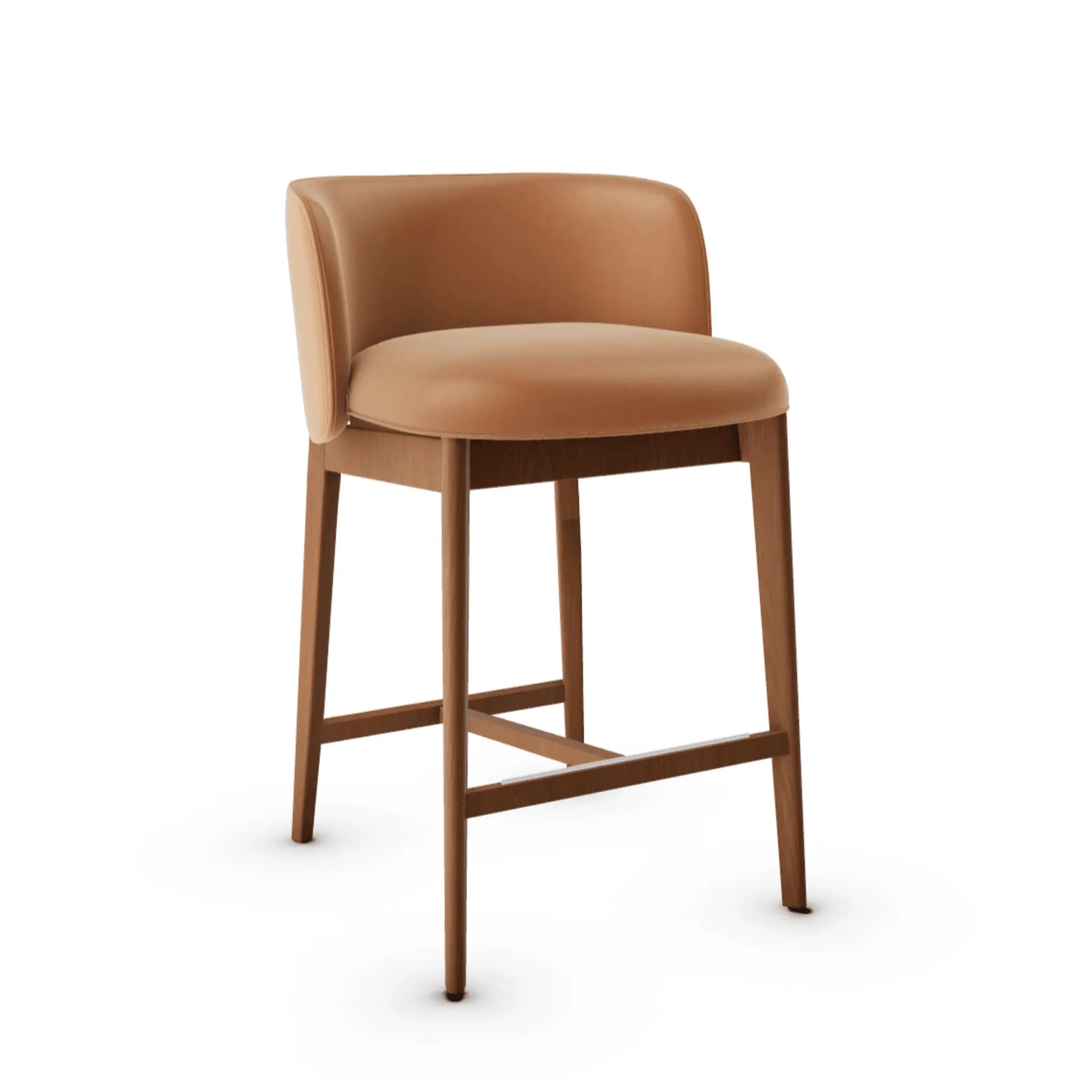 Hoker ABREY ekoskóra koniakowy do kuchni – Calligaris