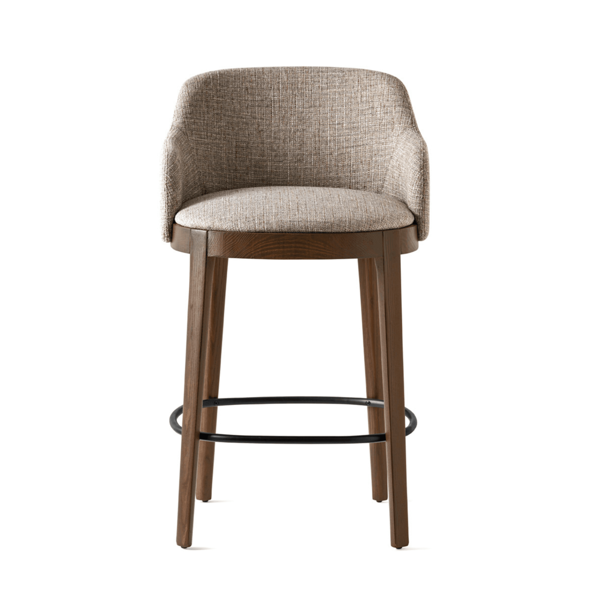 Hoker ADÈL melanż piaskowy Calligaris ciemnobrązowa Eye on Design