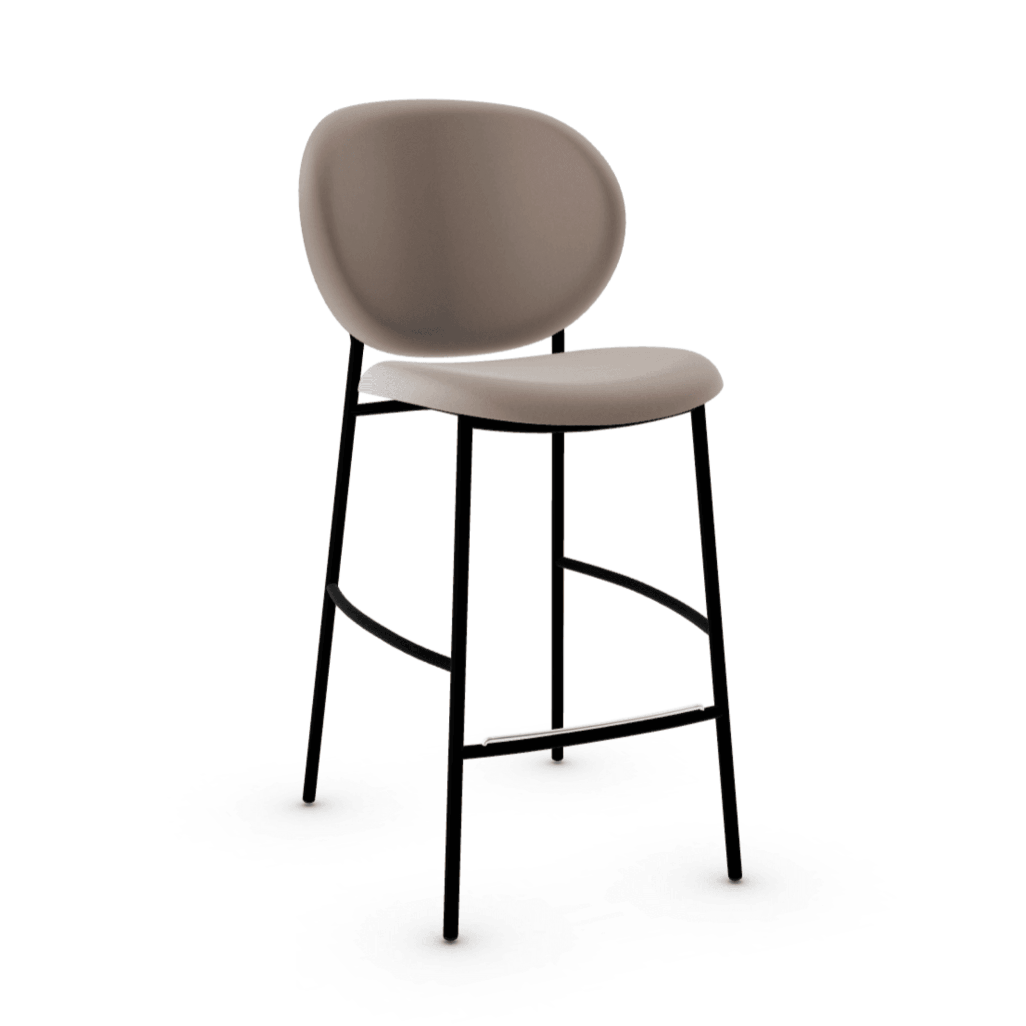 Hoker aksamitny INÈS piaskowy do kuchni – Calligaris