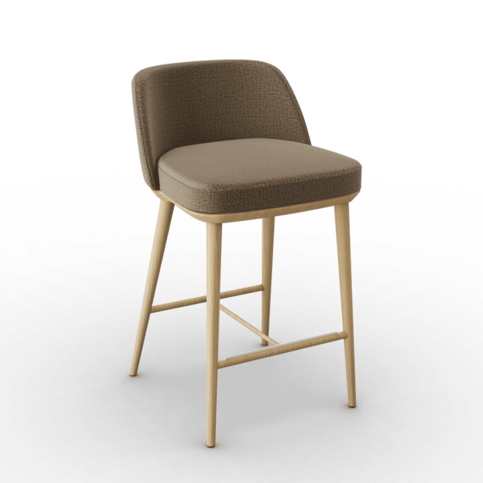 Hoker FOYER melanż brązowy – drewno, Calligaris