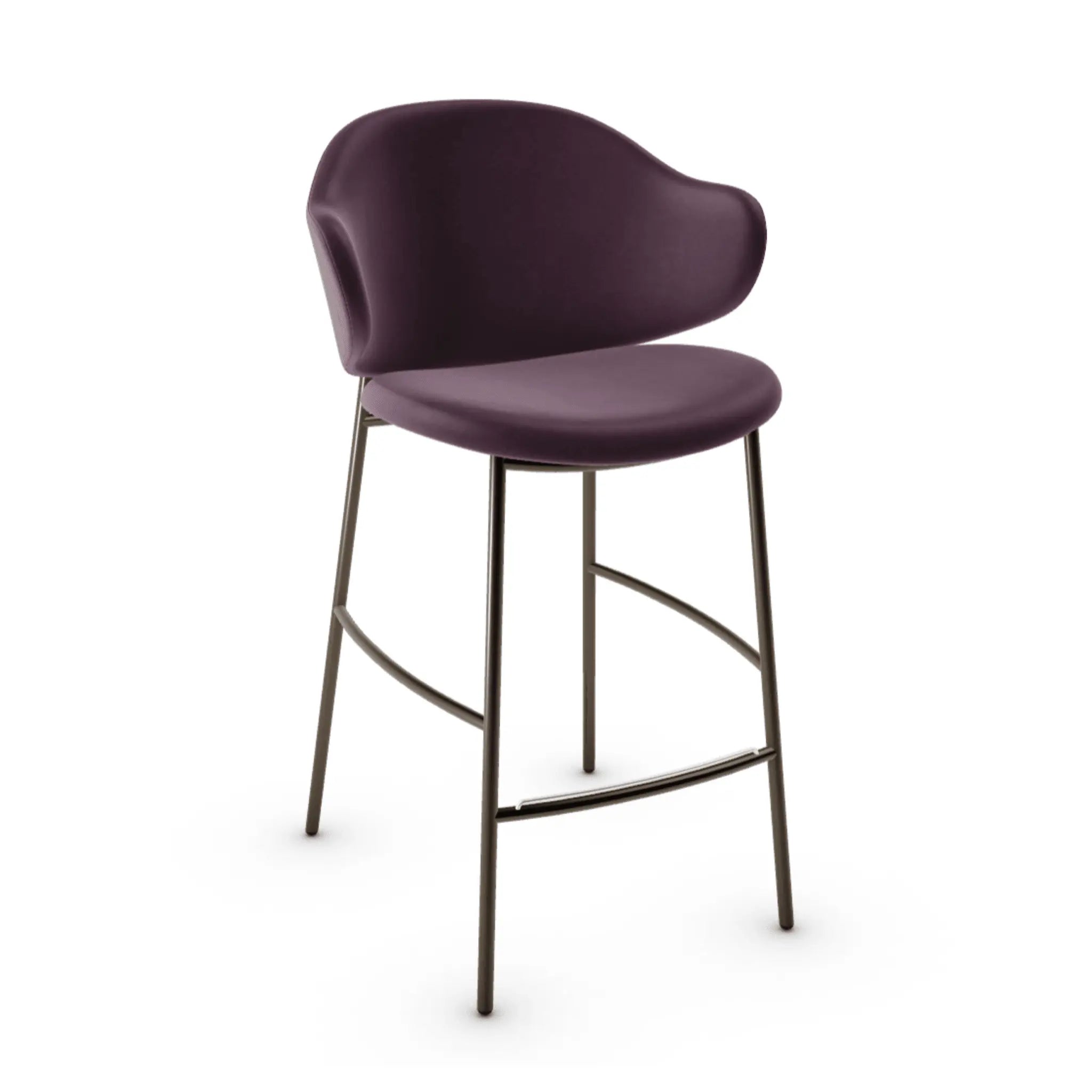 Hoker HOLLY burgundowa ekoskóra – Calligaris