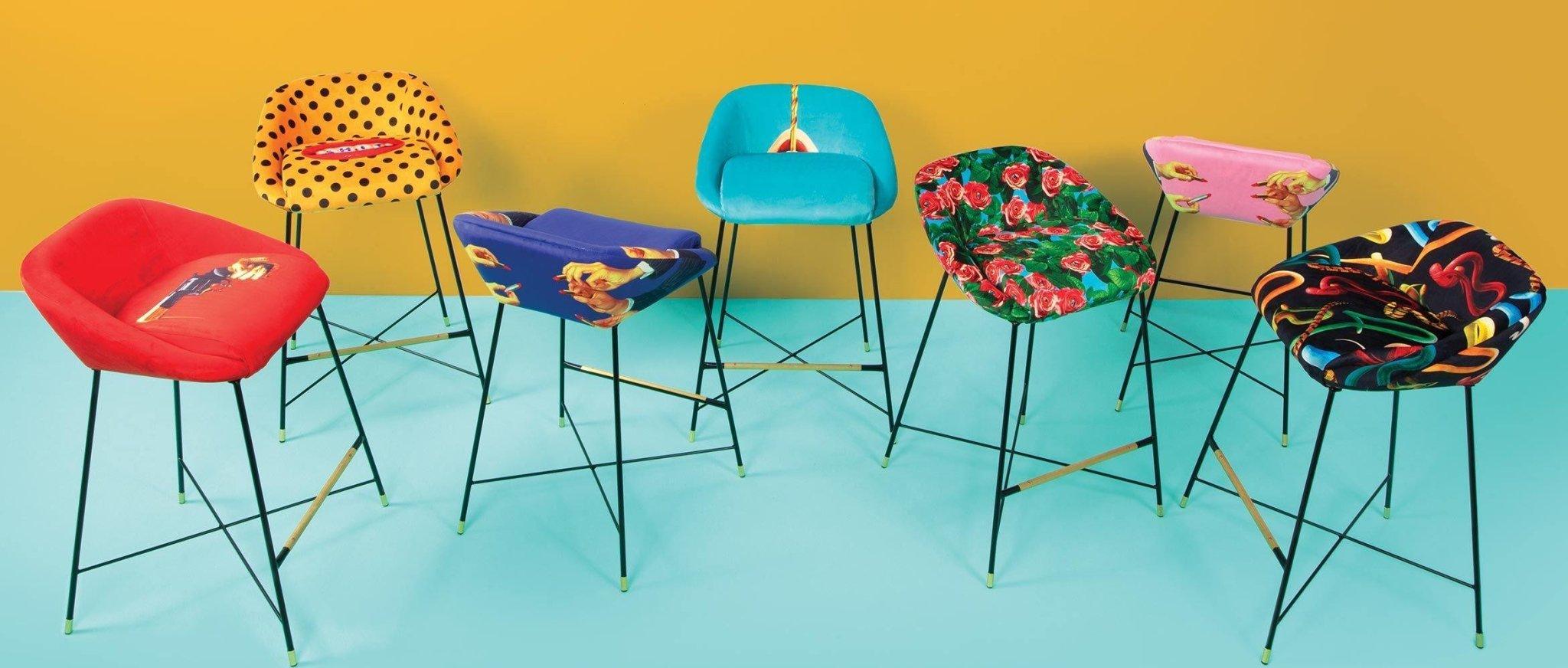 Hoker LIPSTICKS niebieski Seletti Eye on Design