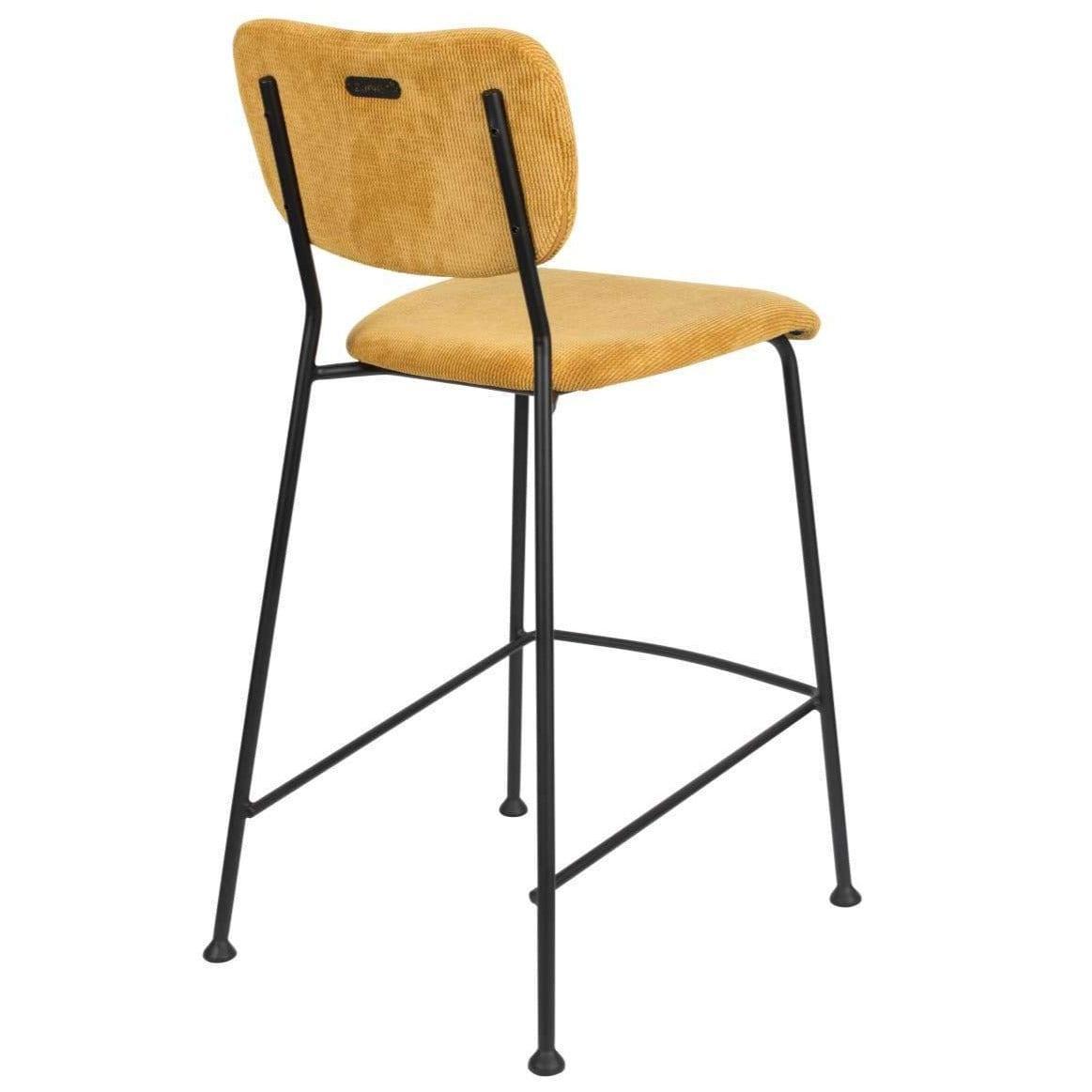 Hoker niski BENSON musztardowy Zuiver Eye on Design