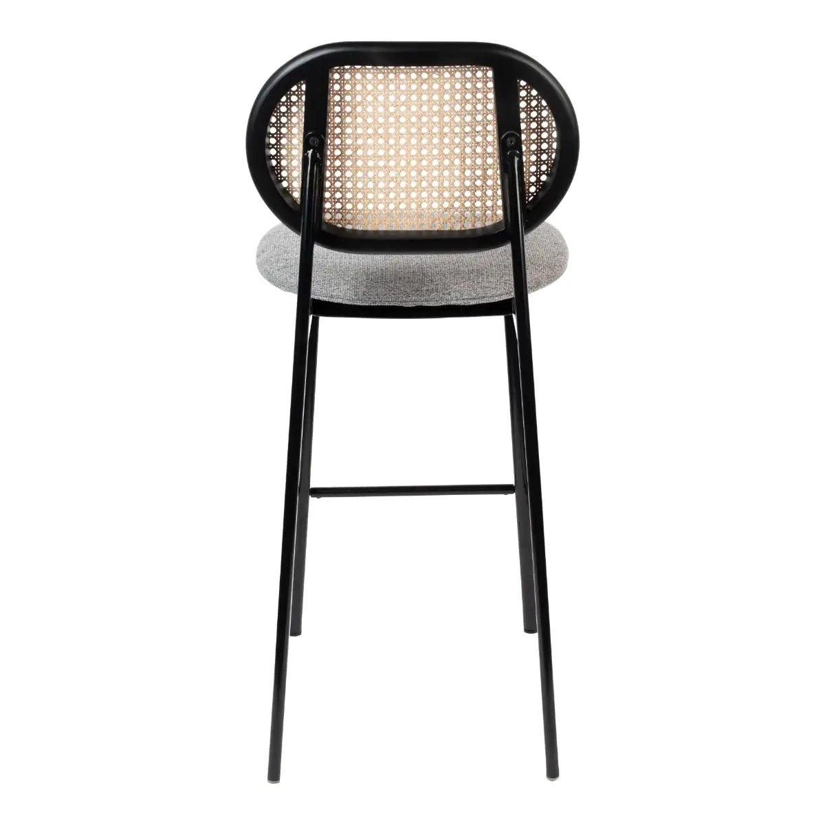 Hoker SPIKE szary z rattanem Zuiver Eye on Design