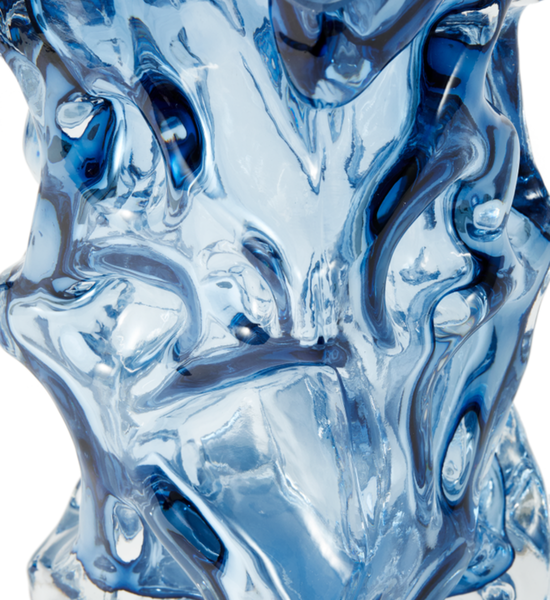 ICE dark blue vase