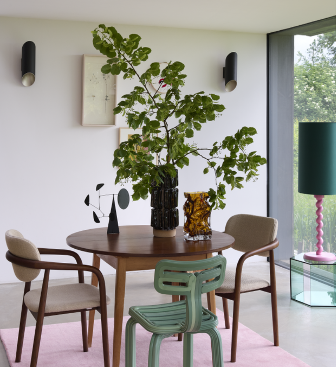 Váza ICE jantarová