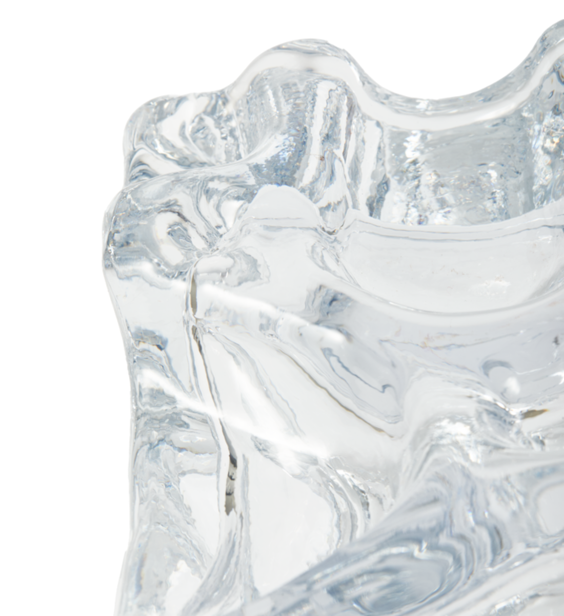 Váza ICE skleněná