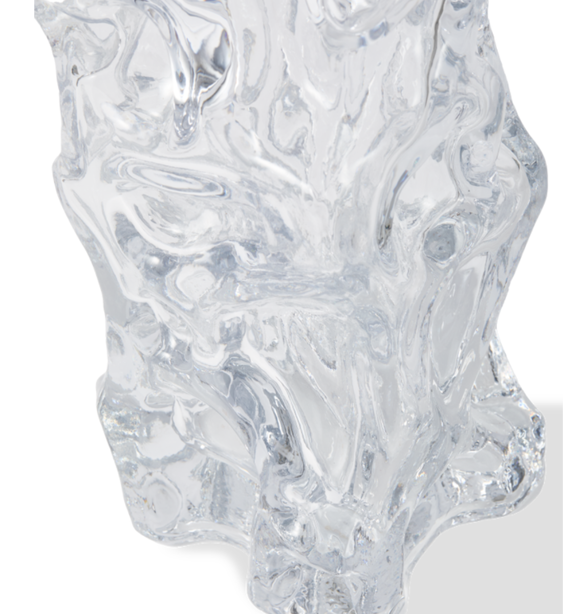 Váza ICE skleněná