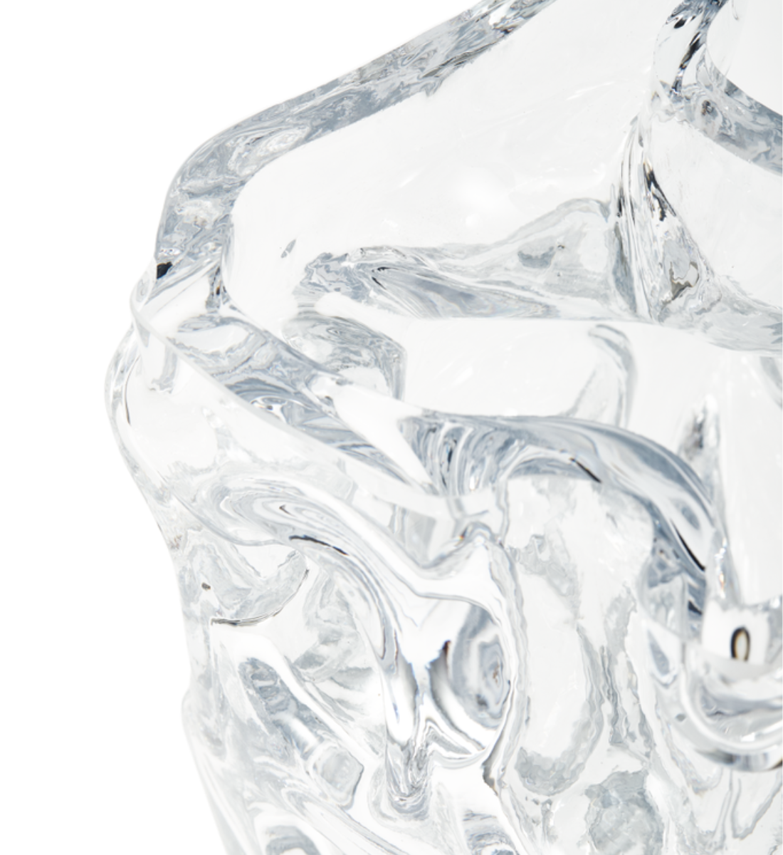 Váza ICE skleněná