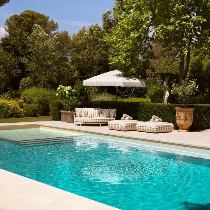 Zahradní pohovka LAGUNO bílá s krémovou