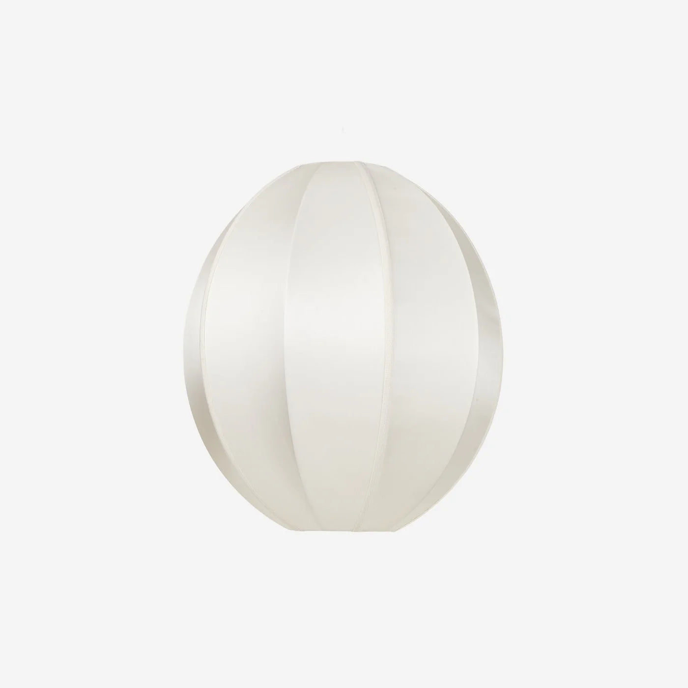Oval lampshade broken white