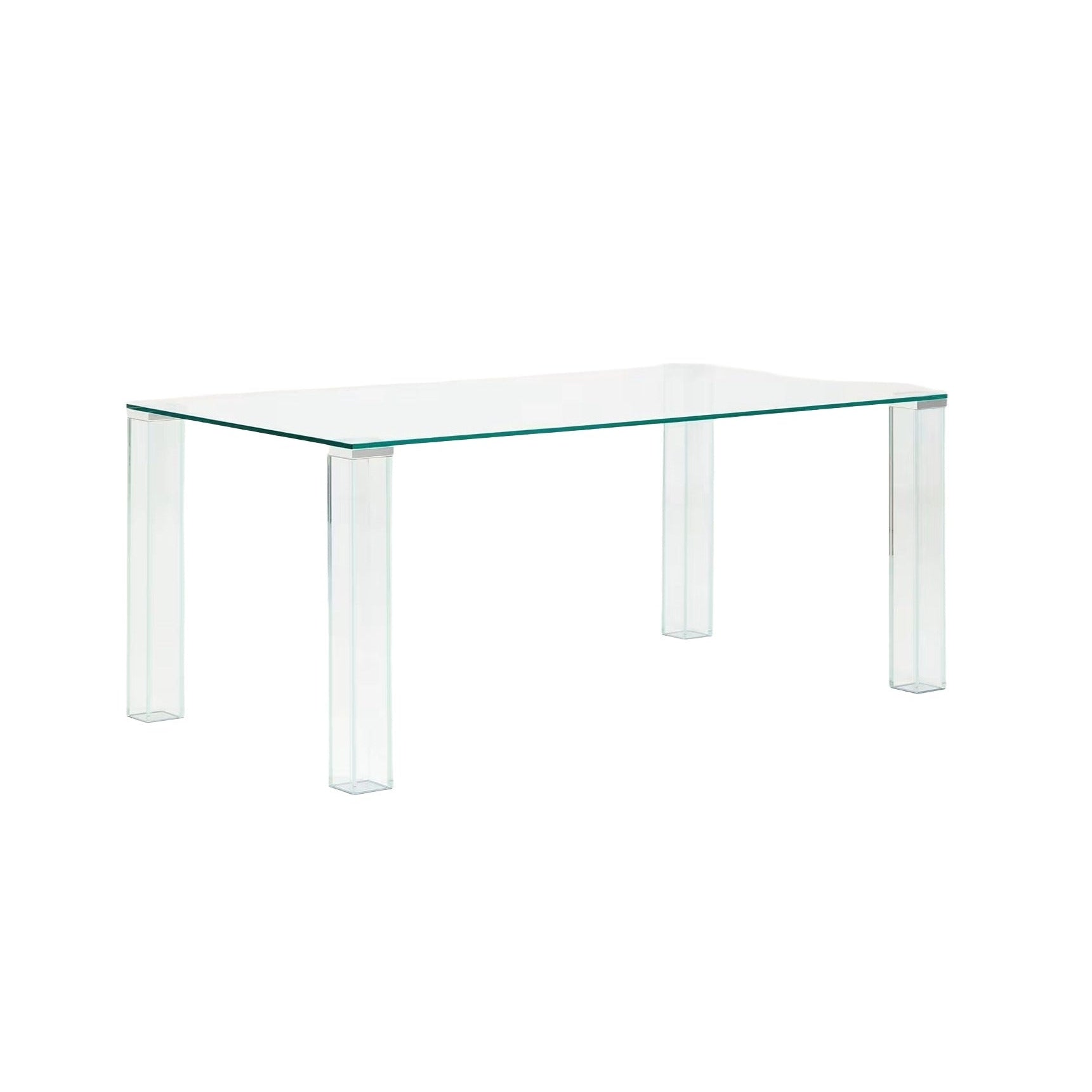 ADULARIA Table transparent tempered glass