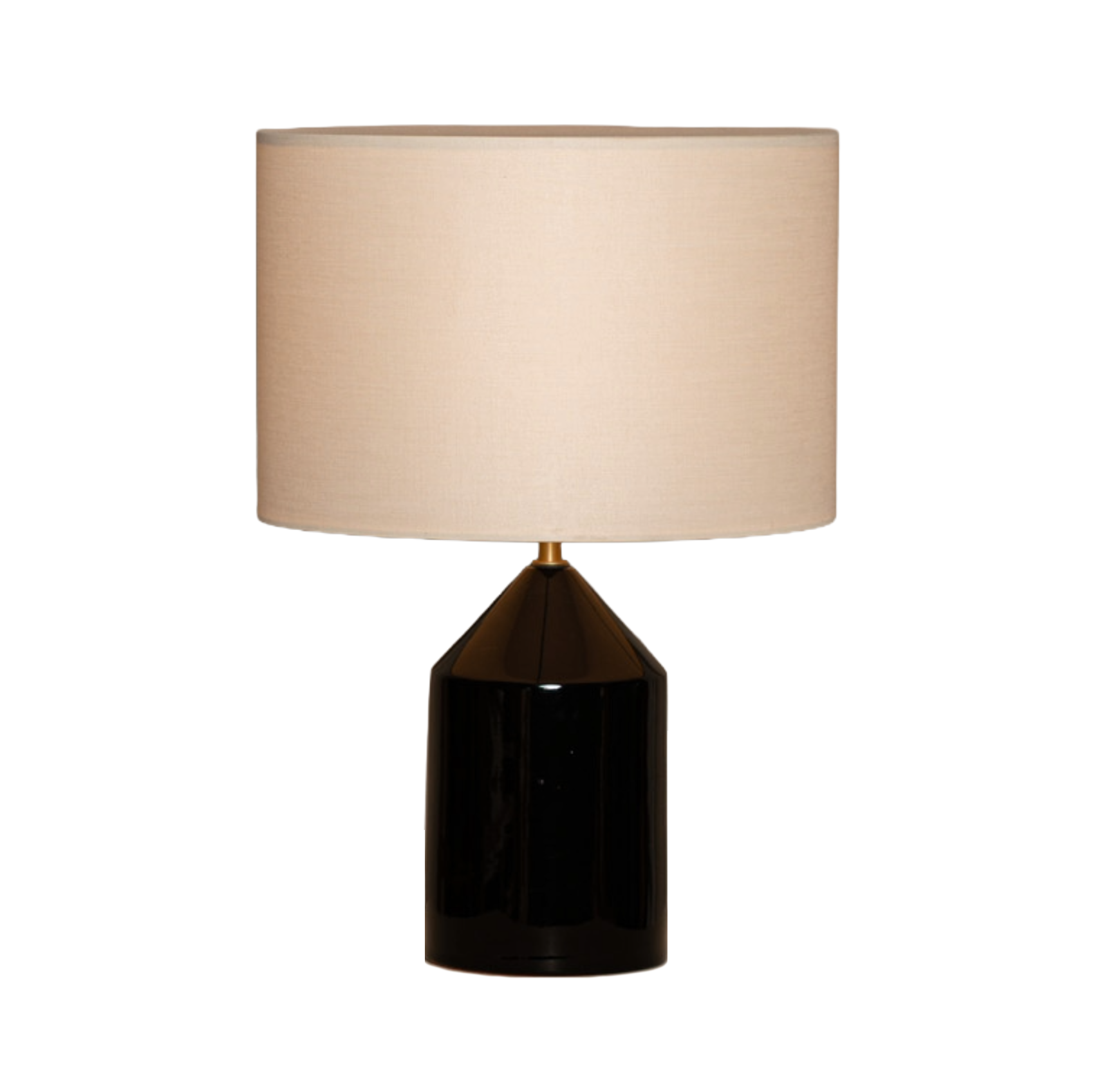 Keramická stolní lampa JOSEF černá