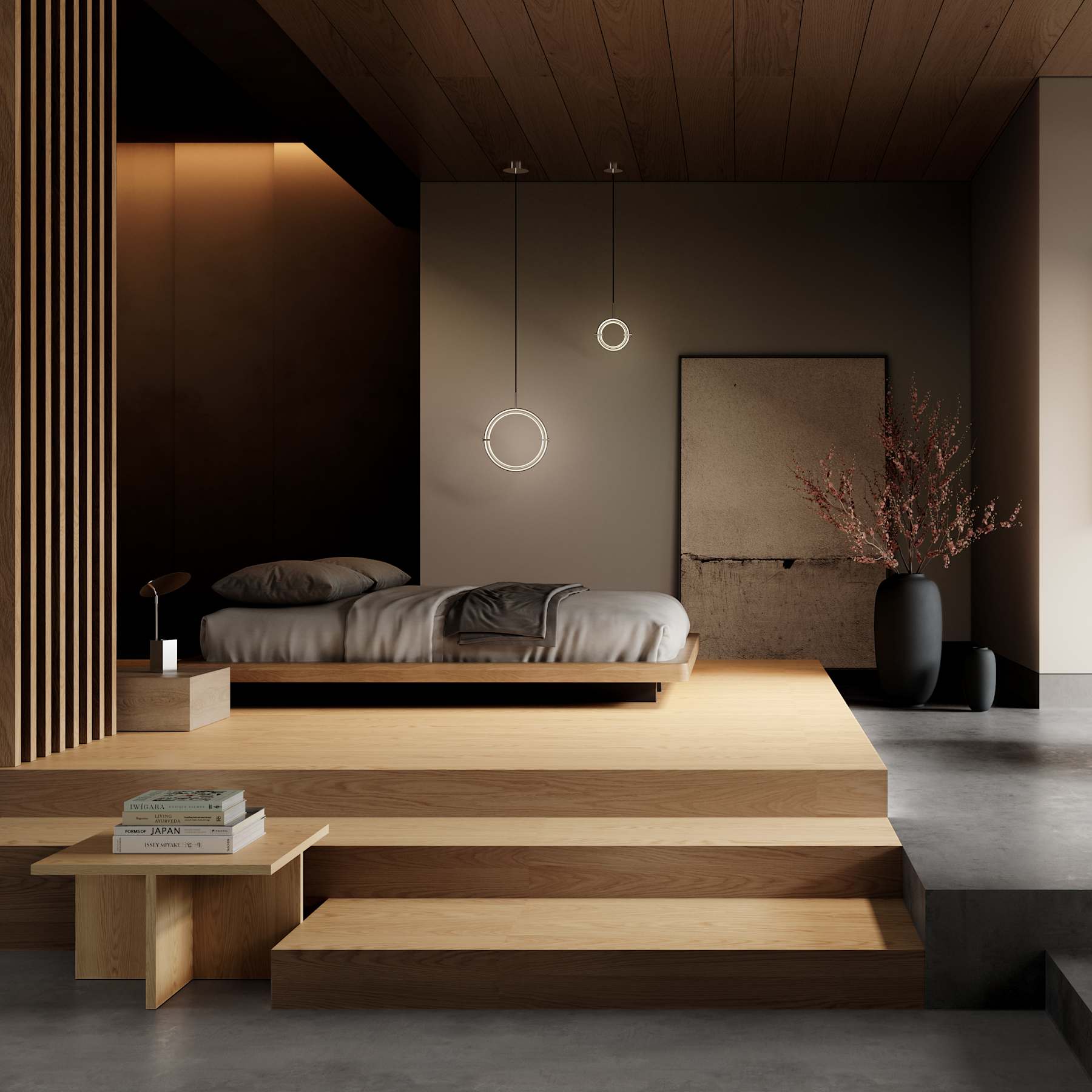 Stropní lampa MARU stříbrná