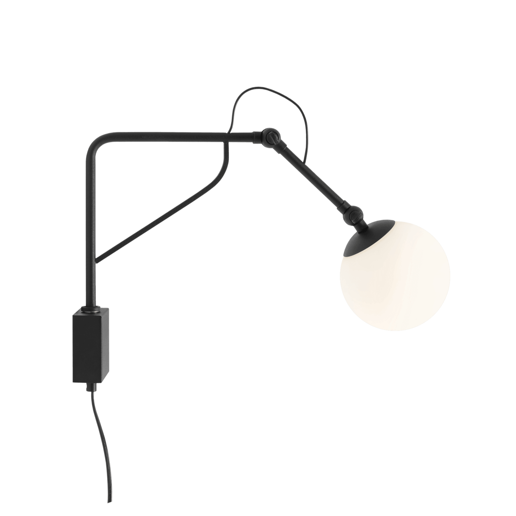 Kinkiet SOHO GLASS czarny Artera Eye on Design