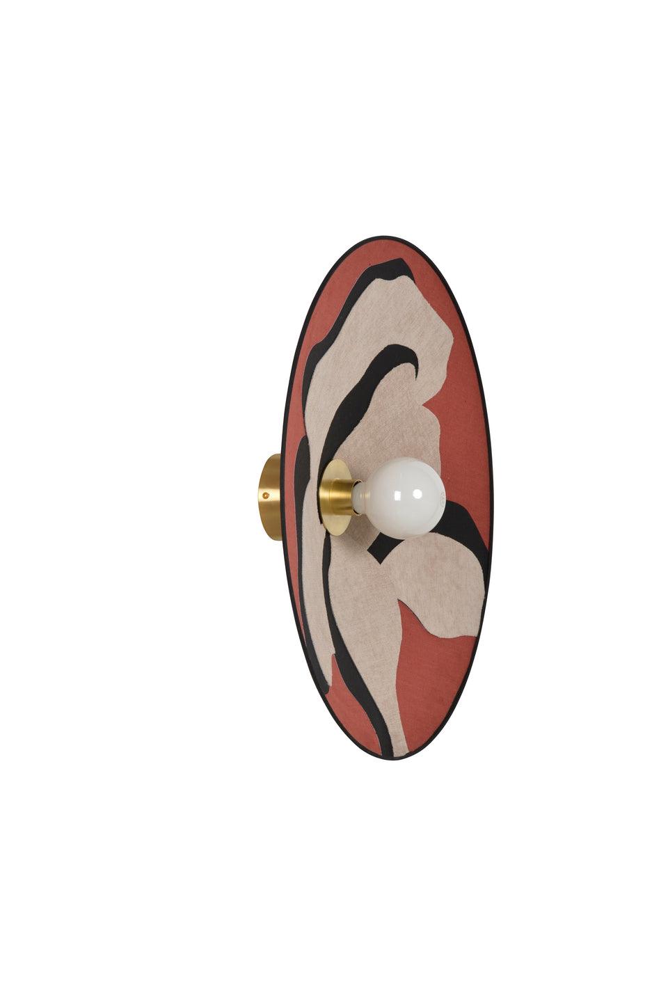Kinkiet SONIA LAUDET karminowy Market Set Eye on Design