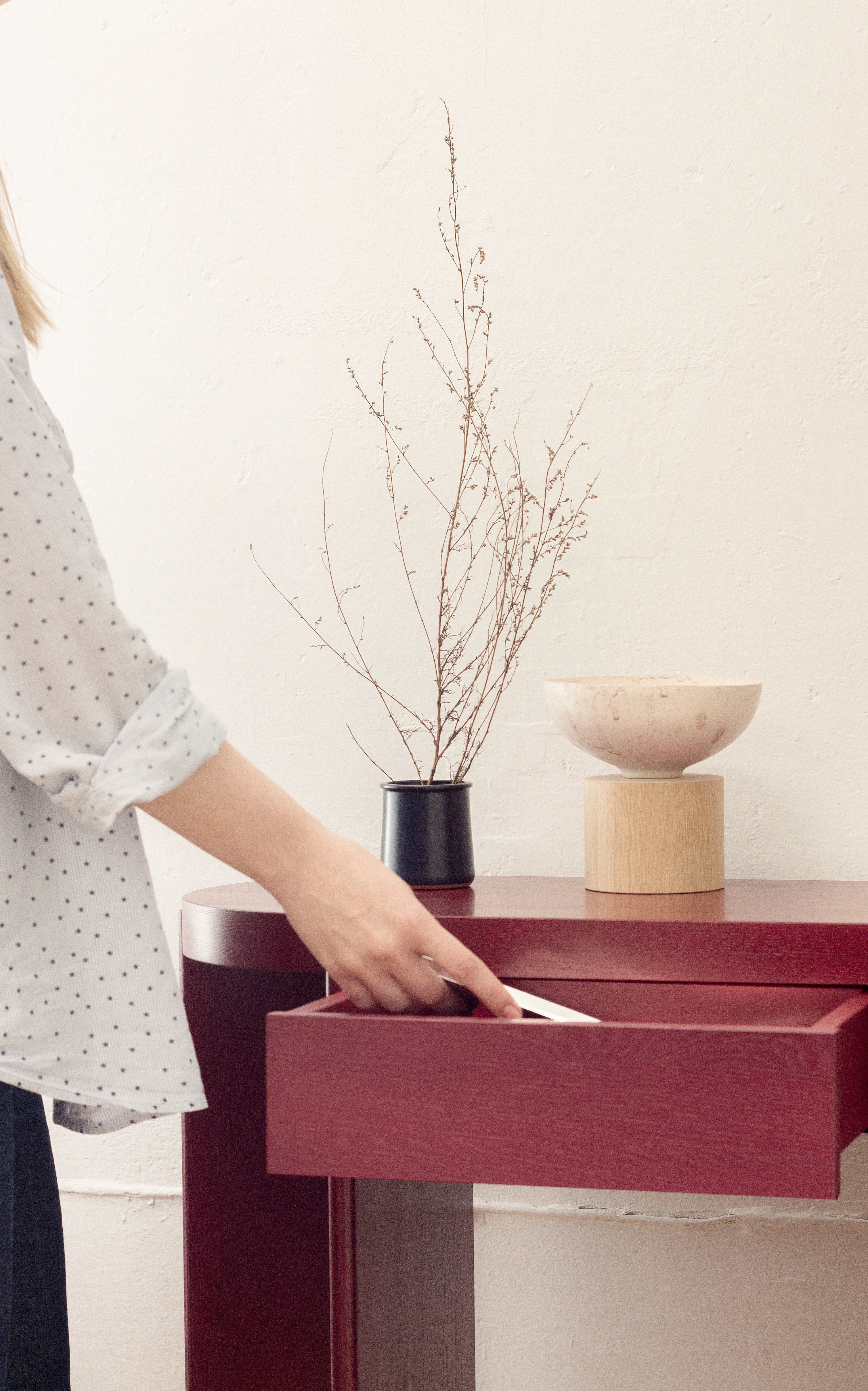 KIRU DUO Console Dark Oak Wood