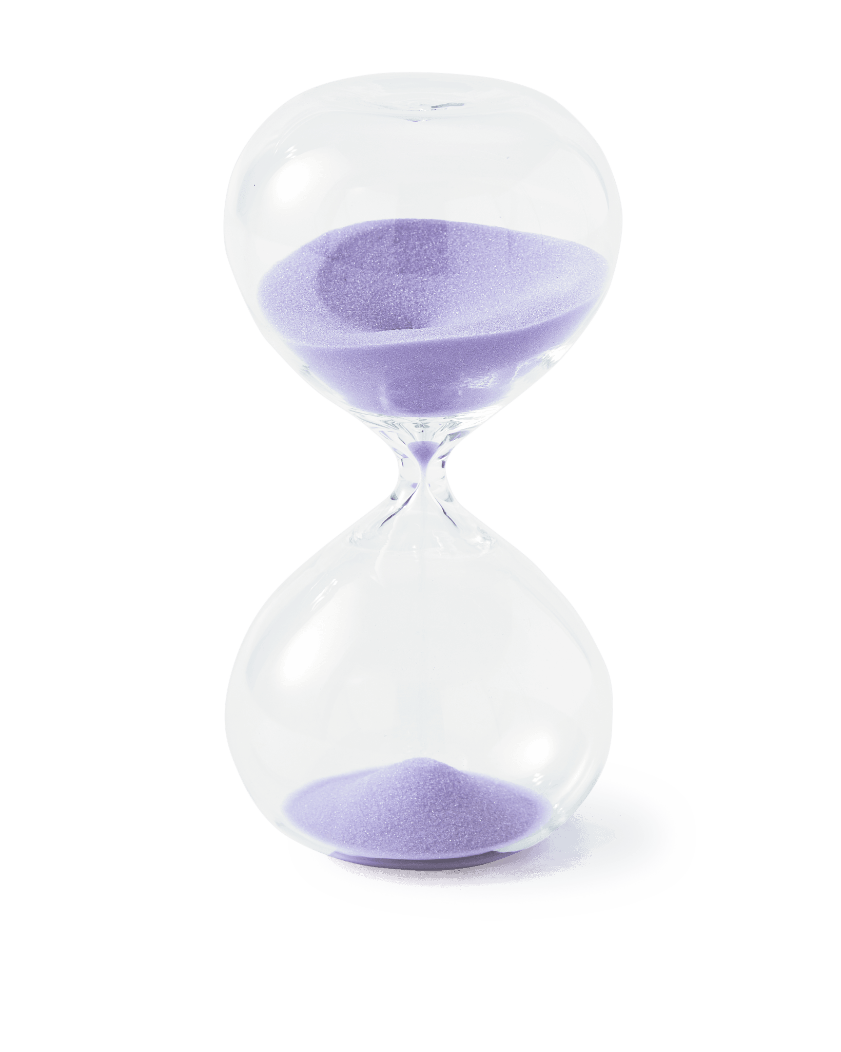 Klepsydra BALL lawendowy Pols Potten 10 cm Eye on Design