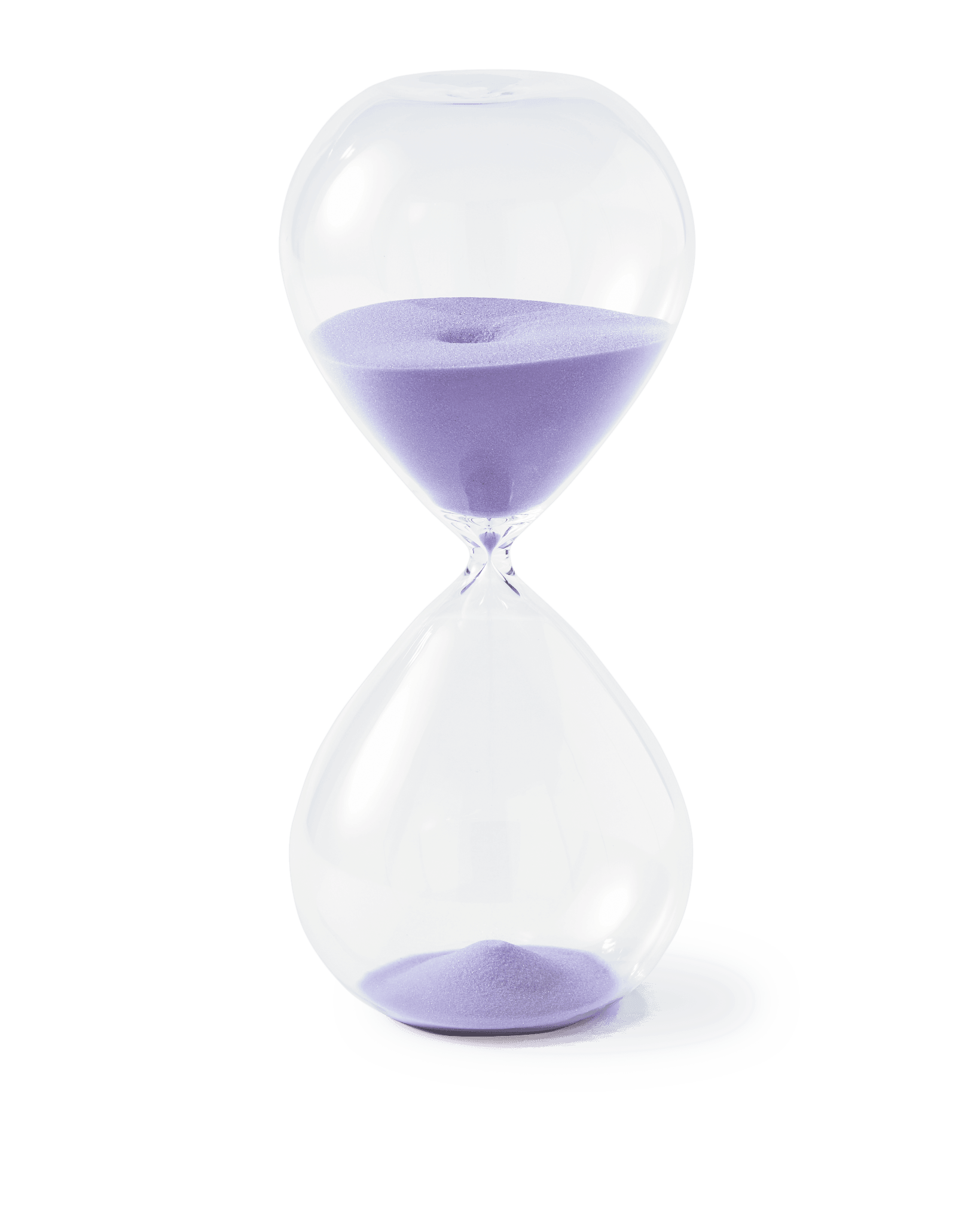 Klepsydra BALL lawendowy Pols Potten 15 cm Eye on Design