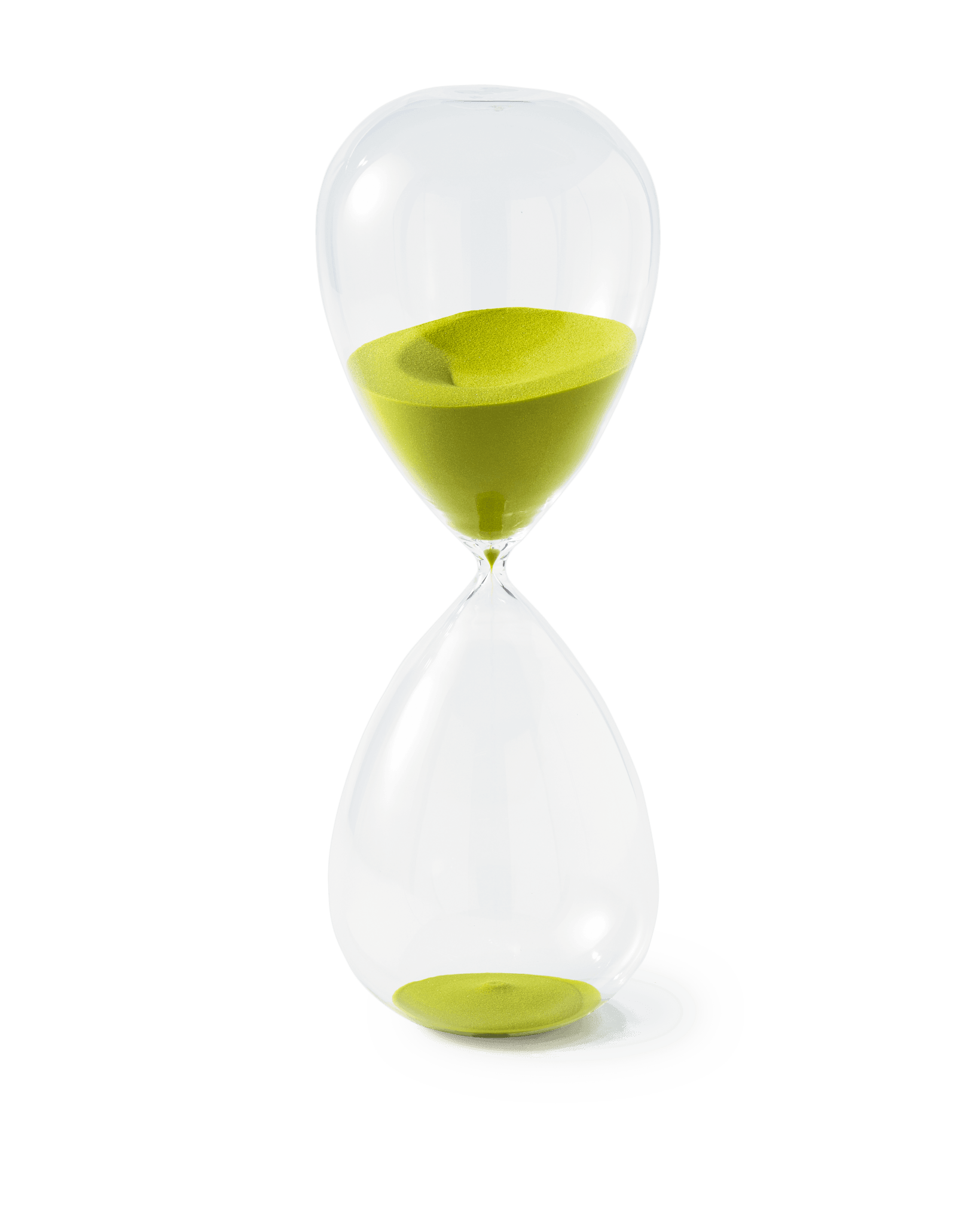 Klepsydra BALL limonkowy Pols Potten 20 cm Eye on Design