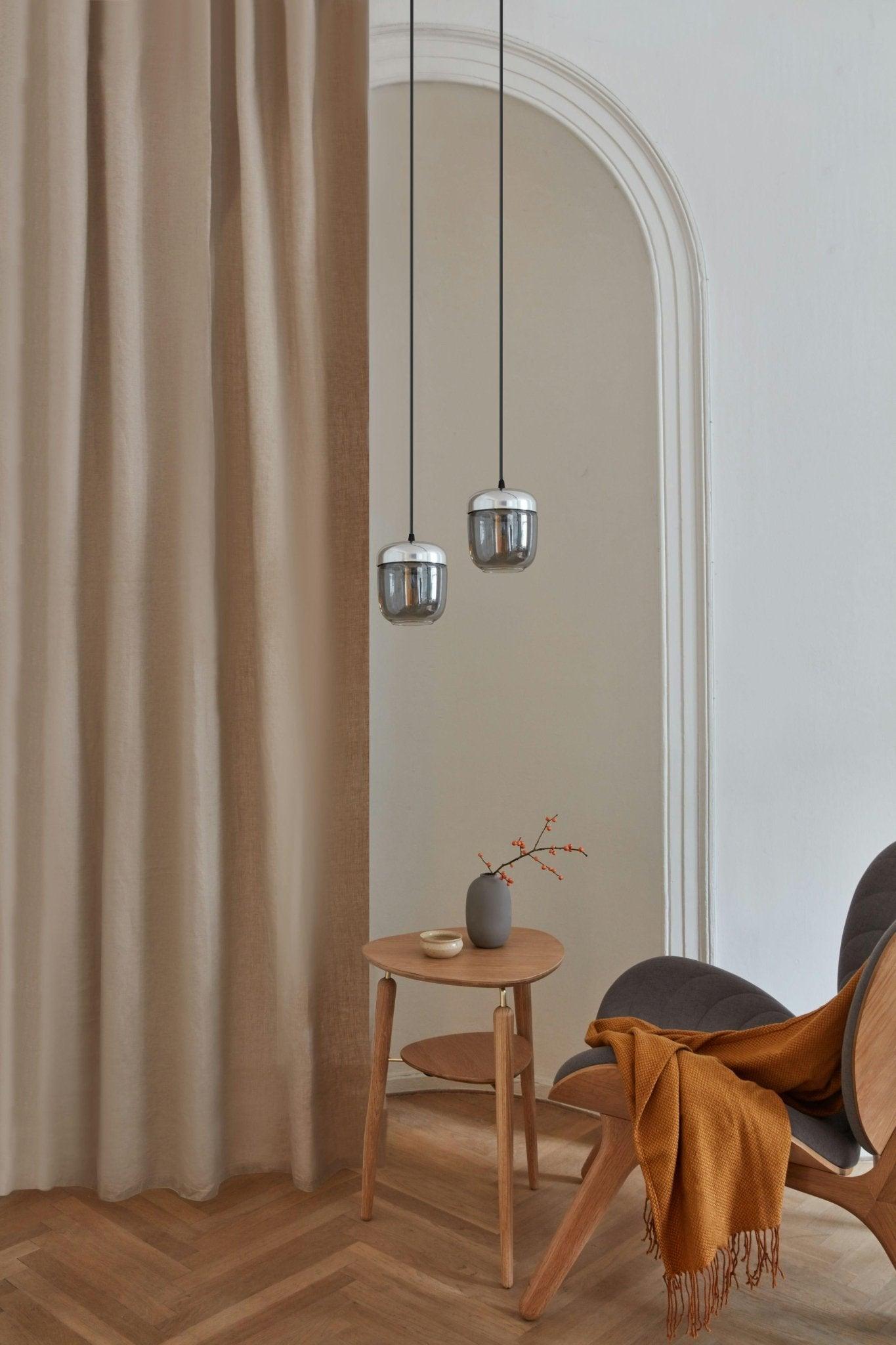 Klosz ACORN srebrny dymiony UMAGE Eye on Design