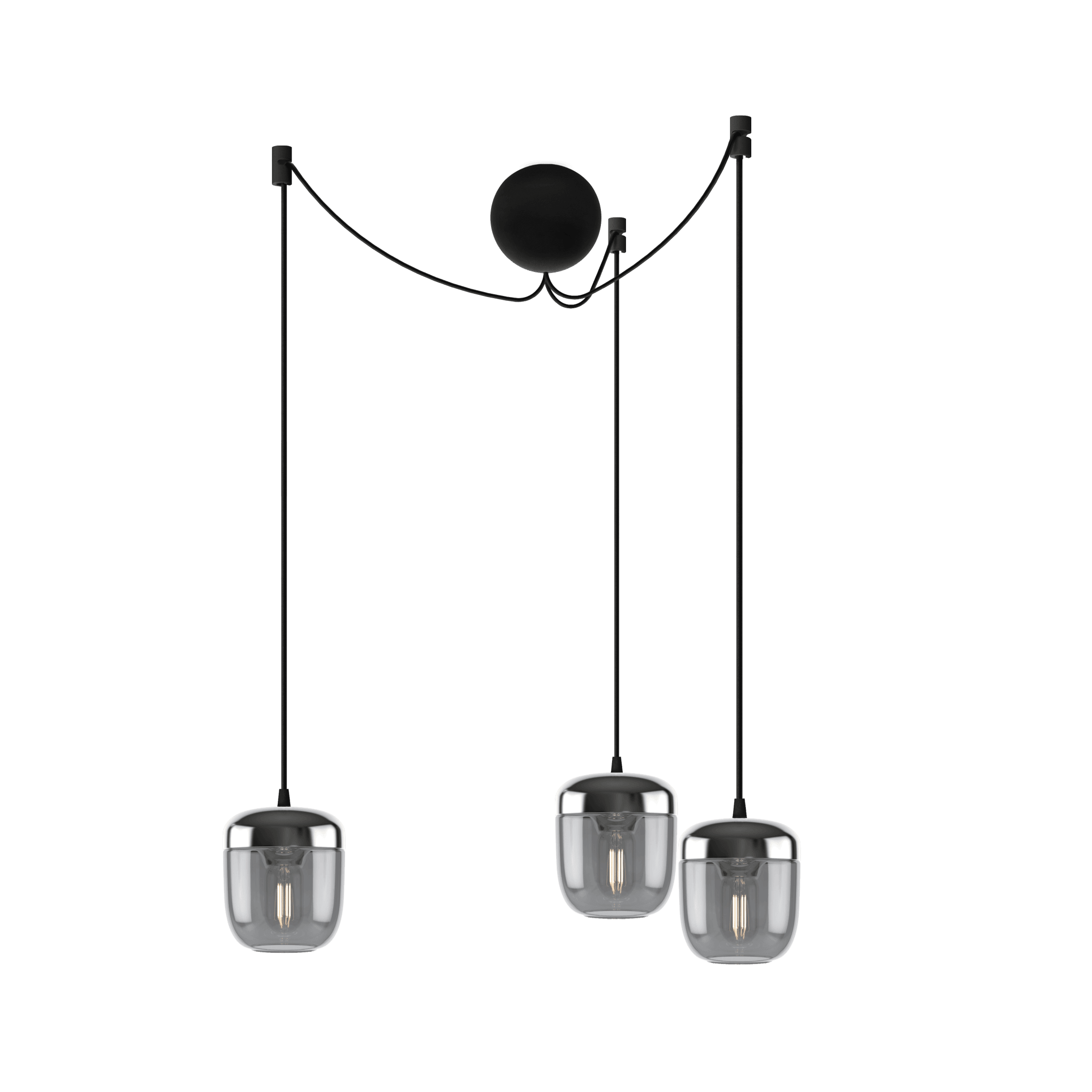 Klosz ACORN srebrny dymiony UMAGE Eye on Design