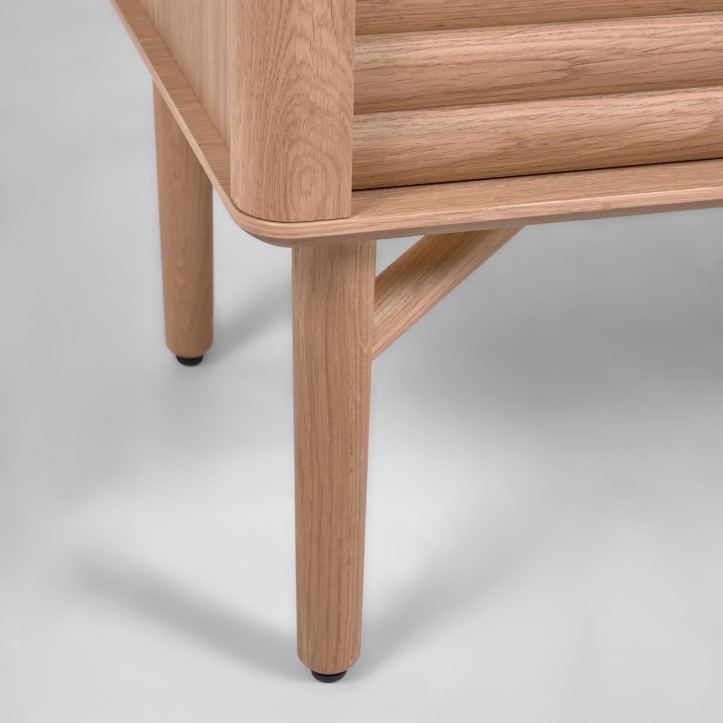 Komoda 2-drzwiowa LENON drewno dębowe La Forma Eye on Design