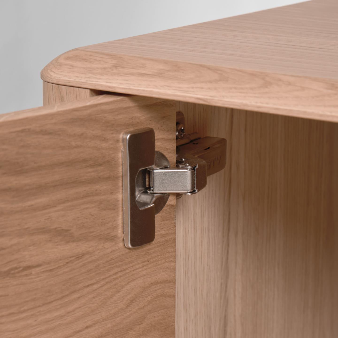 Komoda 2-drzwiowa LENON drewno dębowe La Forma Eye on Design